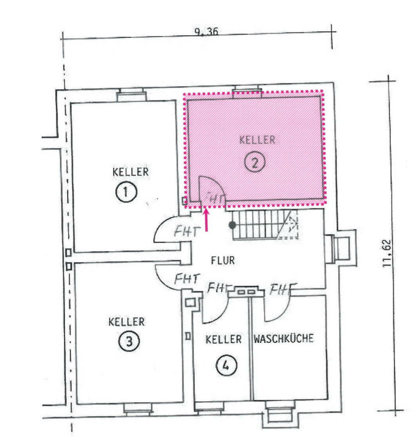 2 Grundriss Keller Etagenwohnung Korschenbroich